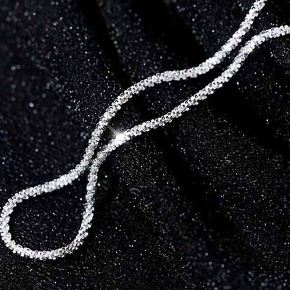 2pcs/set Simple Shiny Silver Anklet For Women, Great For Dates, Holidays - Picture 5 of 5